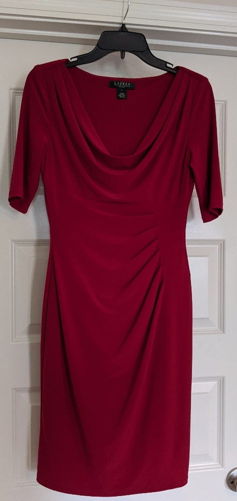 Ralph Lauren Red cocktail dress